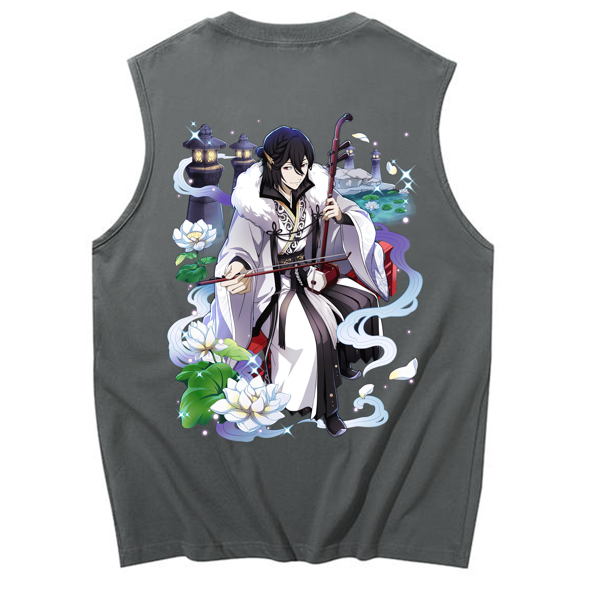 （画像用） 文豪ストレイドッグス Bungo Stray Dogs コットン100％タンクトップ（背面プリント）